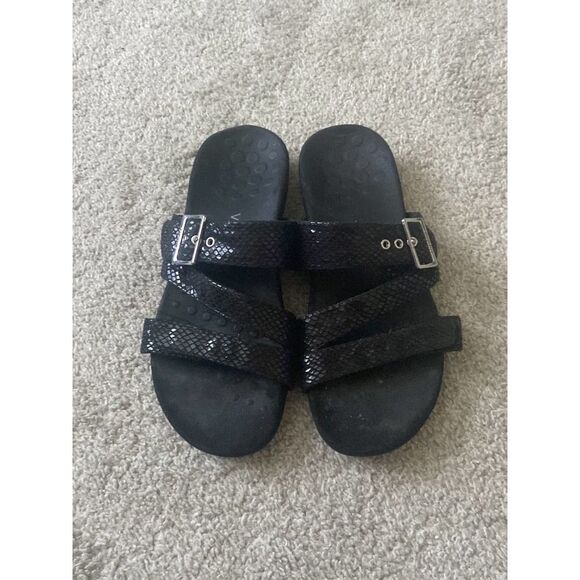 Vionic Sandals black womens size 10 - Picture 3 of 4
